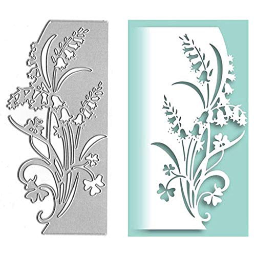 Plants Flowers Die Cut Stencils Gift Box Decoration Small Lace Metal Cutting Die 
